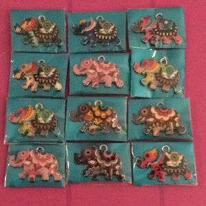 12 pcs multi color charms jewelry set 💕💕💕